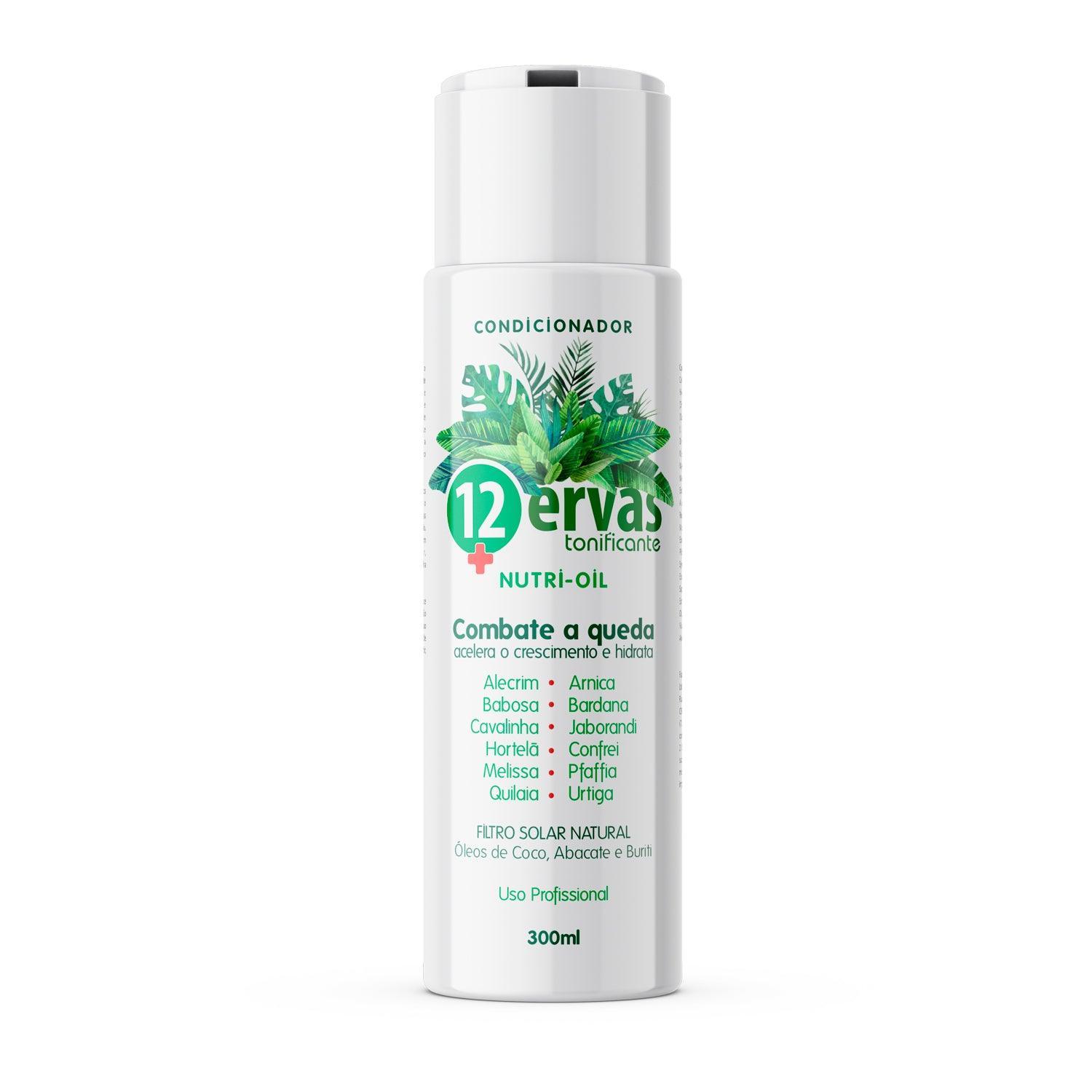 Condicionador 12 Ervas Nutri-Oil - 300ml - Trihair Cosméticos